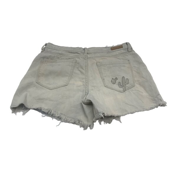 BlankNYC White Washed Distressed Shorts. Size 28 - Picture 1 of 4